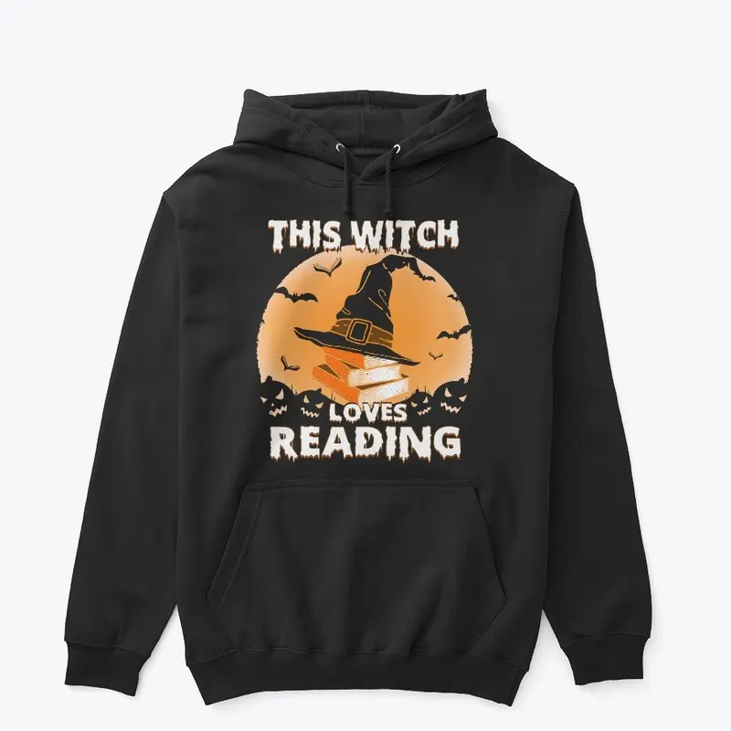 Halloween Witch Loves Books